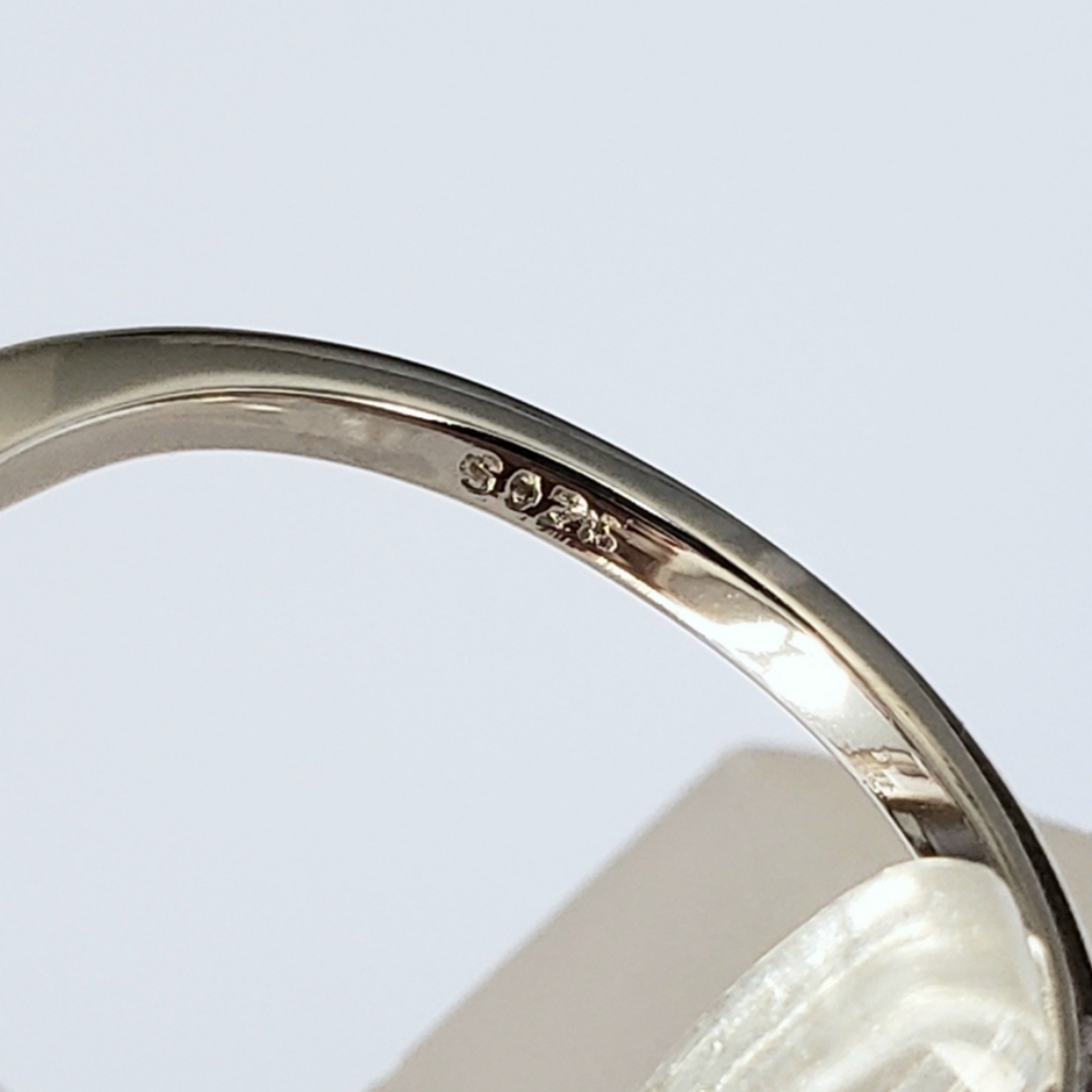 Sterling Silver Opal Ring - Picture 6 of 8